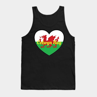 Colwyn Bay Wales UK Wales Flag Heart Tank Top